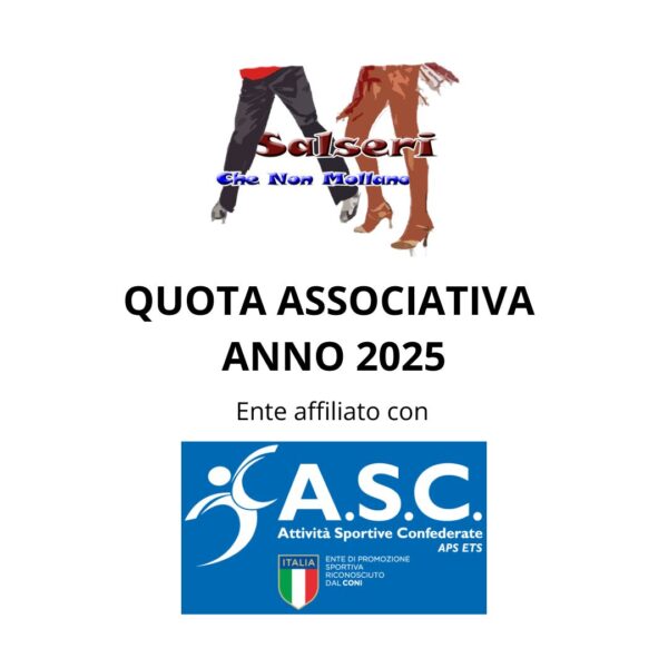 Quota Associativa anno 2025